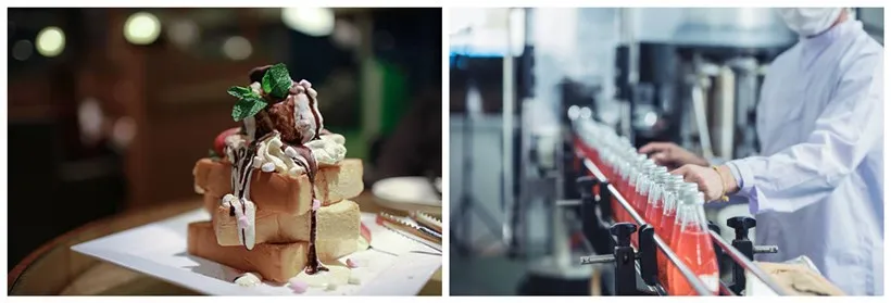 Cake and beverage production lines Cake and beverage production lines